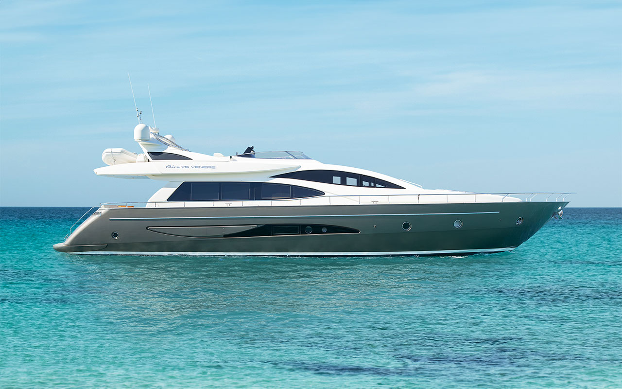 Yacht Brokerage Riva Venere 75 Exterior Profile Formentera