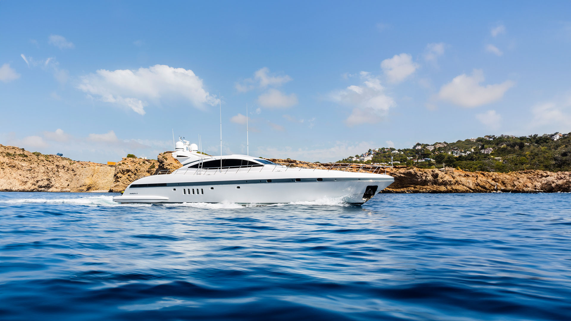 Yacht Charter Ibiza Mangusta 92