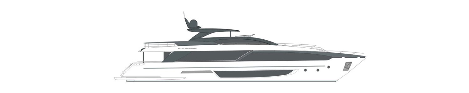 Yacht Brands Riva 110 Dolcevita layout profile