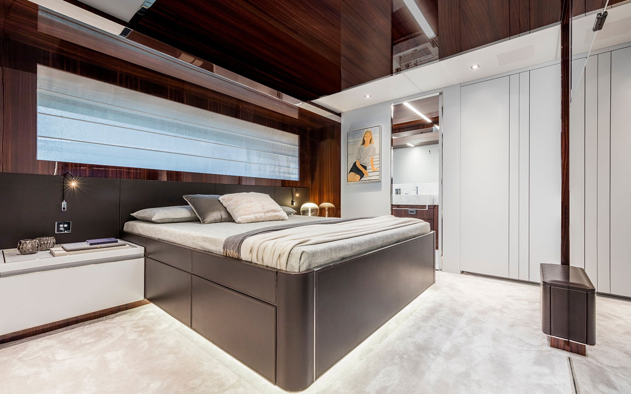 Yacht Brands Riva 110 Dolcevita lower deck VIP cabin