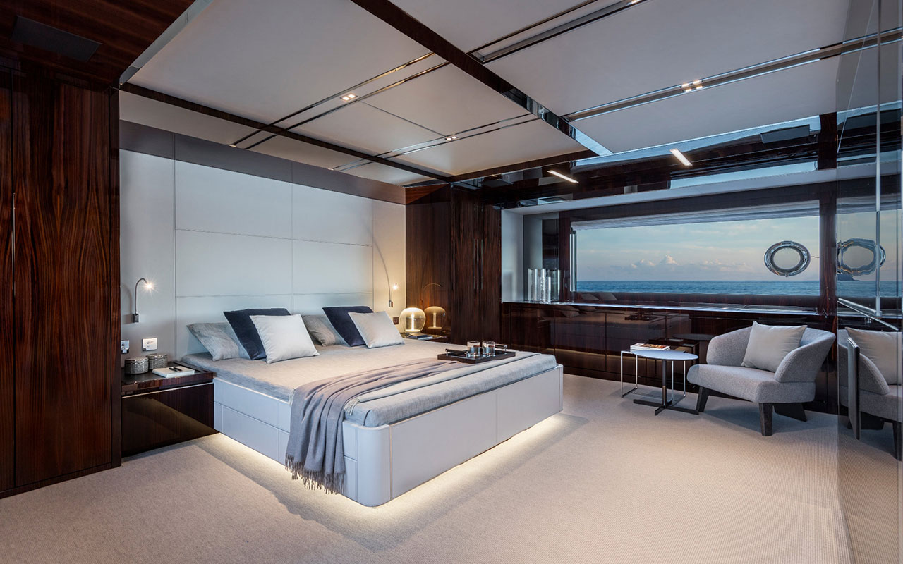 Yacht Brands Riva 110 Dolcevita main deck master cabin