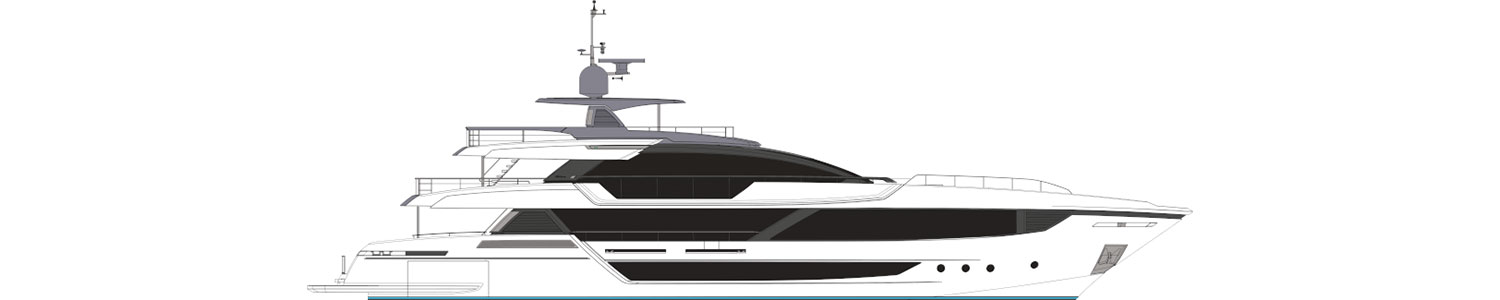Yacht Brands Riva 130 Bellissima layout profile