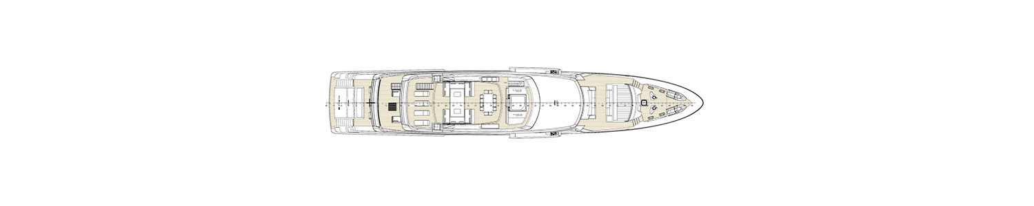 Yacht Brands Riva 50 Metri layout sun deck