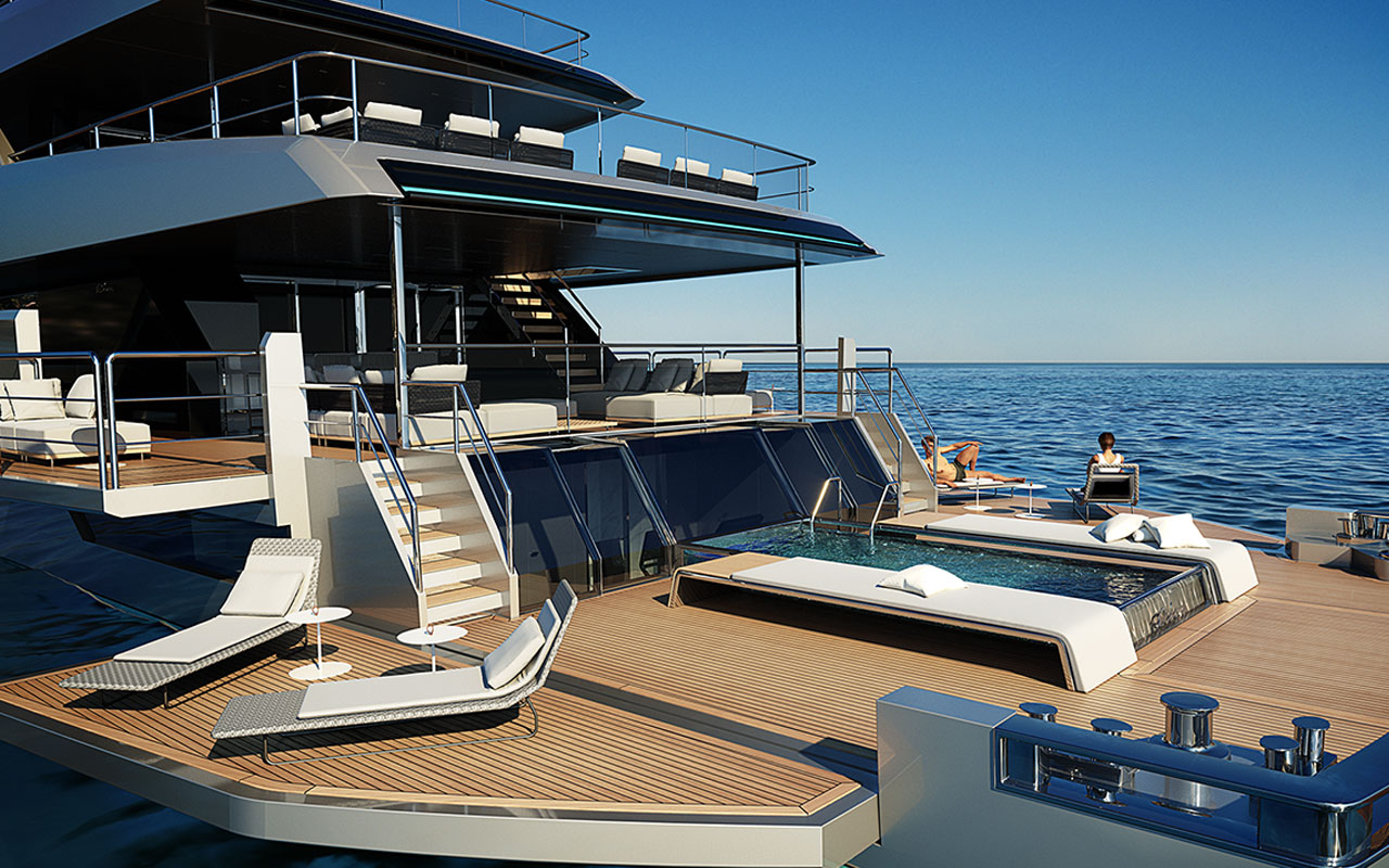 Yacht Brands Riva 54 Metri Project stern