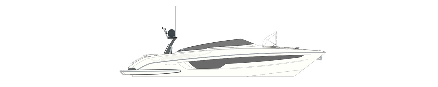 Yacht Brands Riva 56 Rivale layout profile