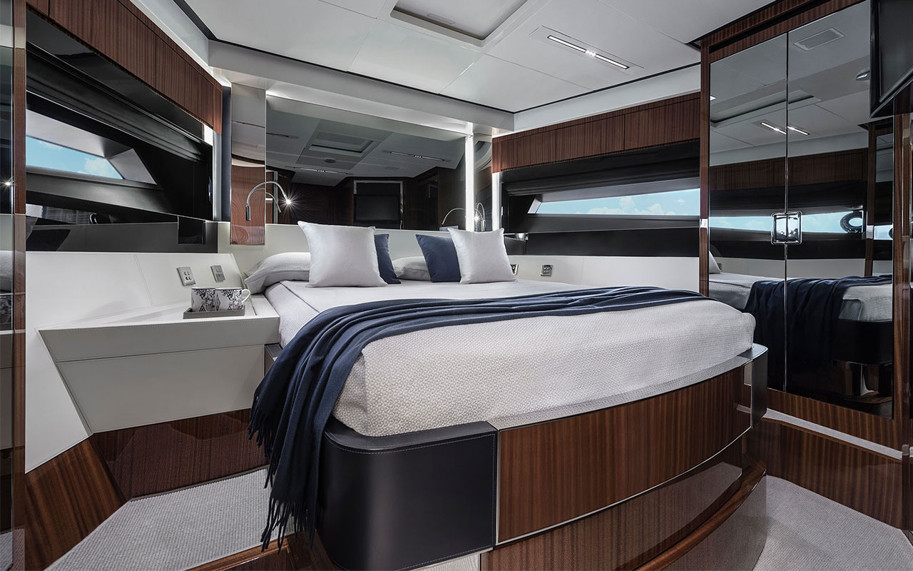 Yacht Brands Riva 76 Bahamas Super lower deck VIP cabin