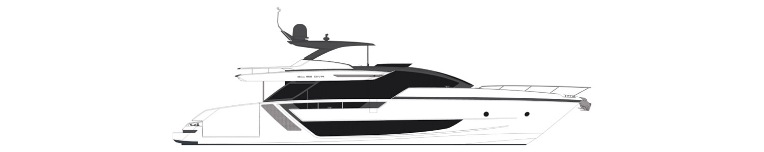 Yacht Brands Riva 82 Diva layout profile