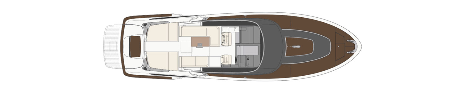 Yacht Brands Riva Dolceriva layout main deck