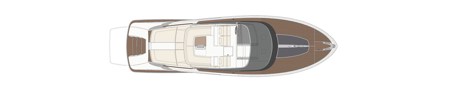 Yacht Brands Riva Rivamare layout main deck