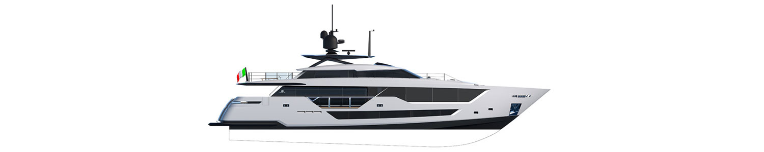 Yacht Brands Custom Line 106 layout profile