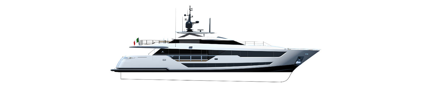 Yacht Brands Custom Line 120 layout profile