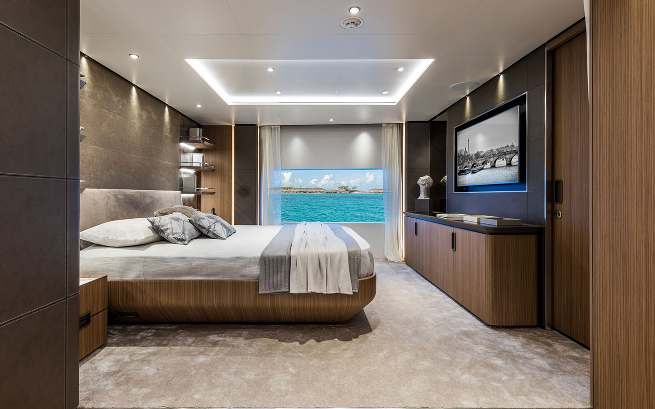 Yacht Brands Custom Line 120 main deck master cabin