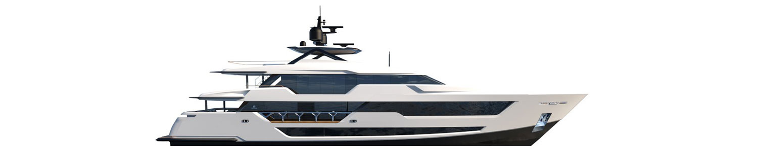 Yacht Brands Custom Line 140 layout profile
