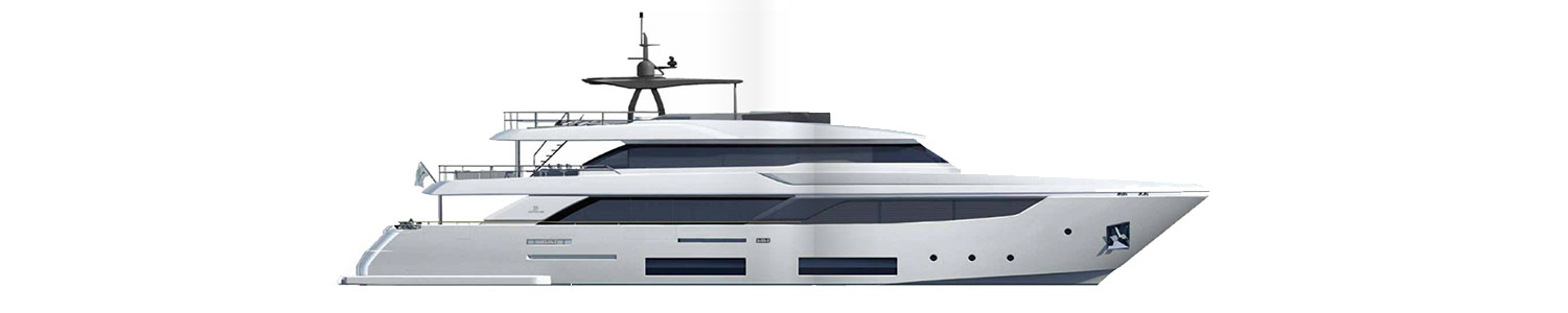 Yacht Brands Custom Line Navetta 33 layout profile
