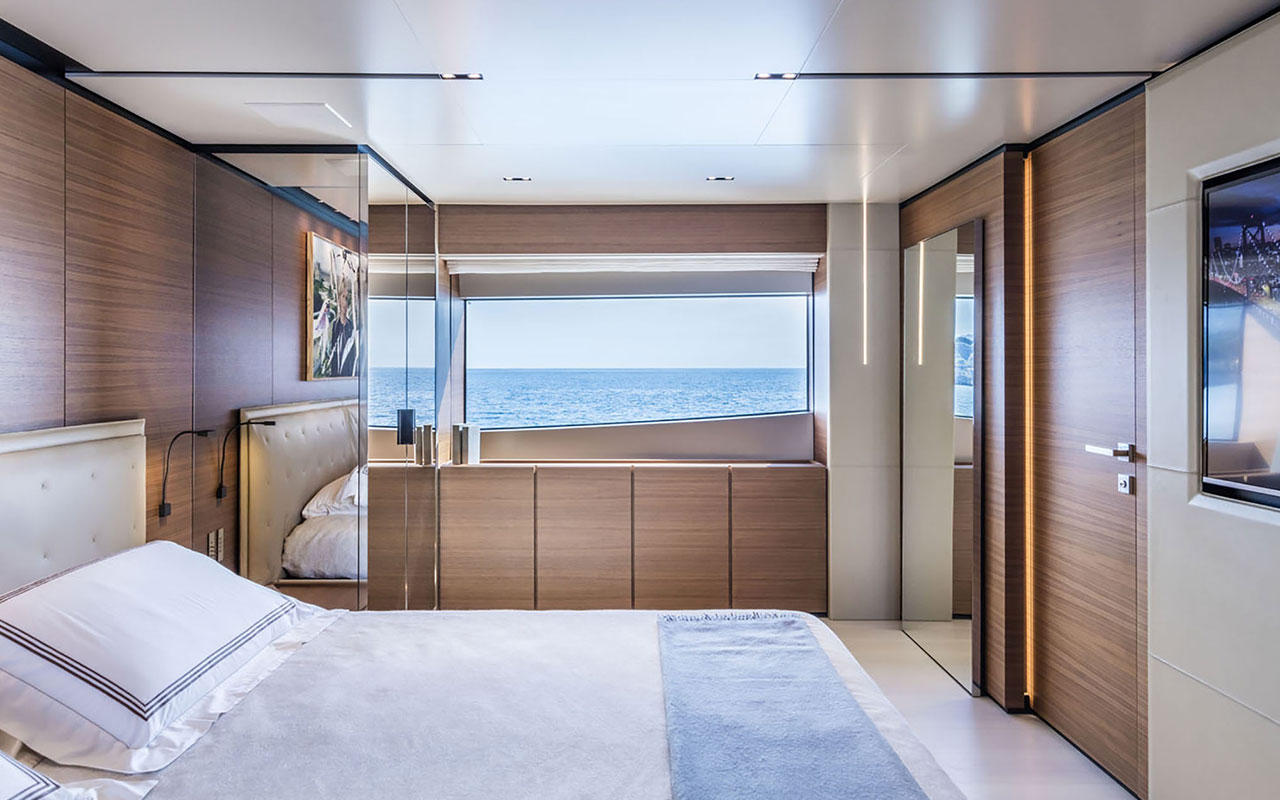 Yacht Brands Custom Line Navetta 33 main deck master cabin
