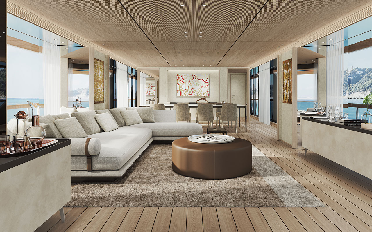 Yacht Brands Custom Line Navetta 38 Project salon