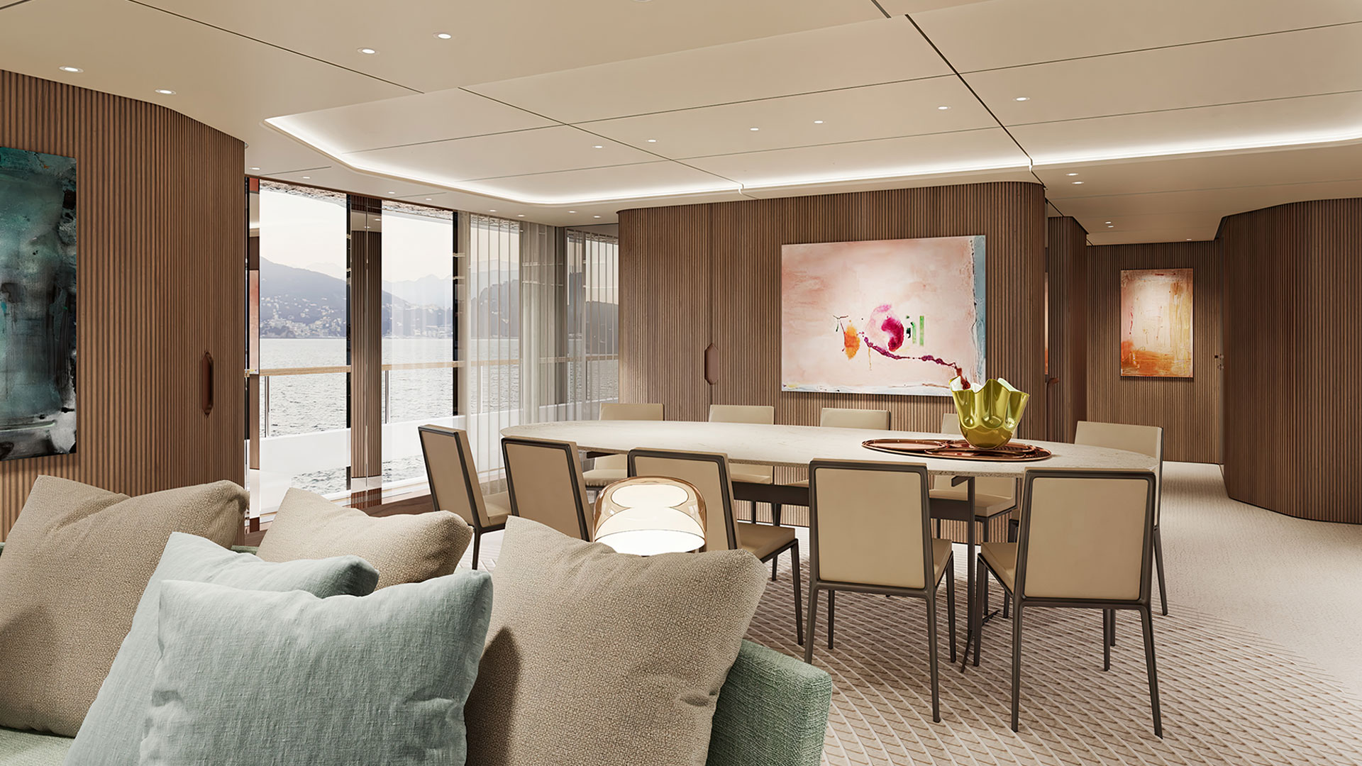 Yacht Brands Custom Line Navetta 50 project dining