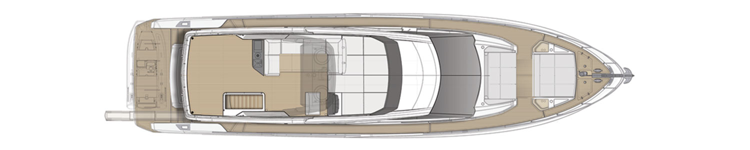 Yacht Brands Ferretti Yachts 720 sun deck equipment rack