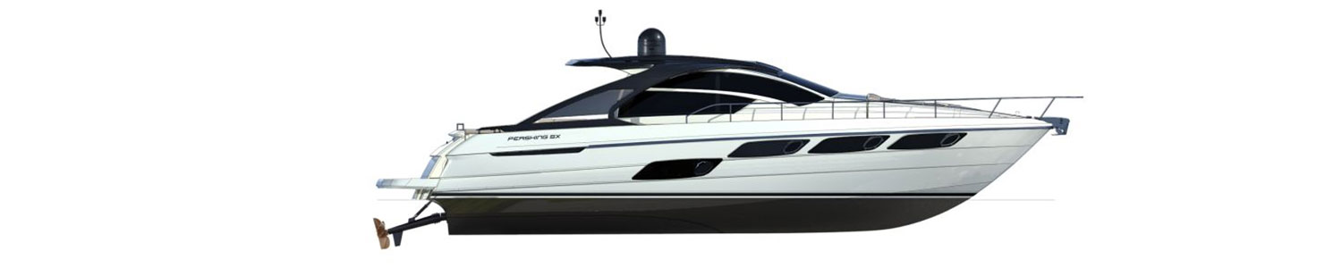Yacht Brands Pershing 5x layout profile