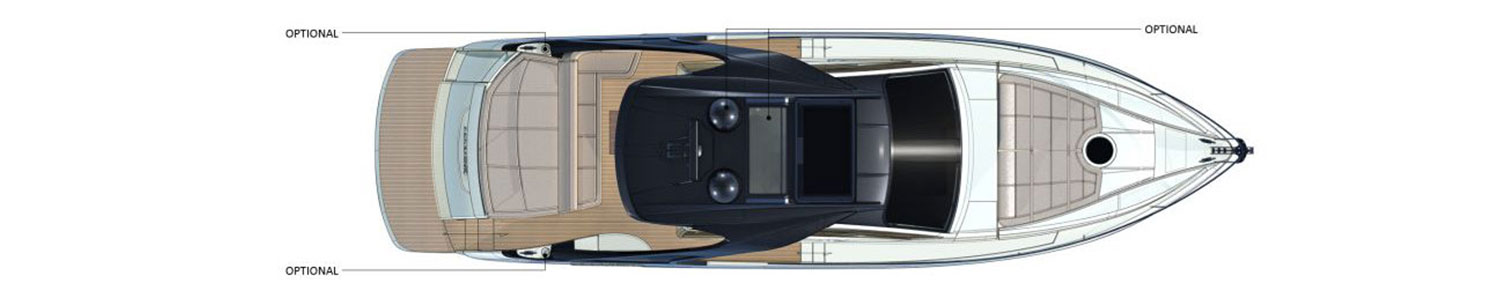 Yacht Brands Pershing 5x layout sun deck