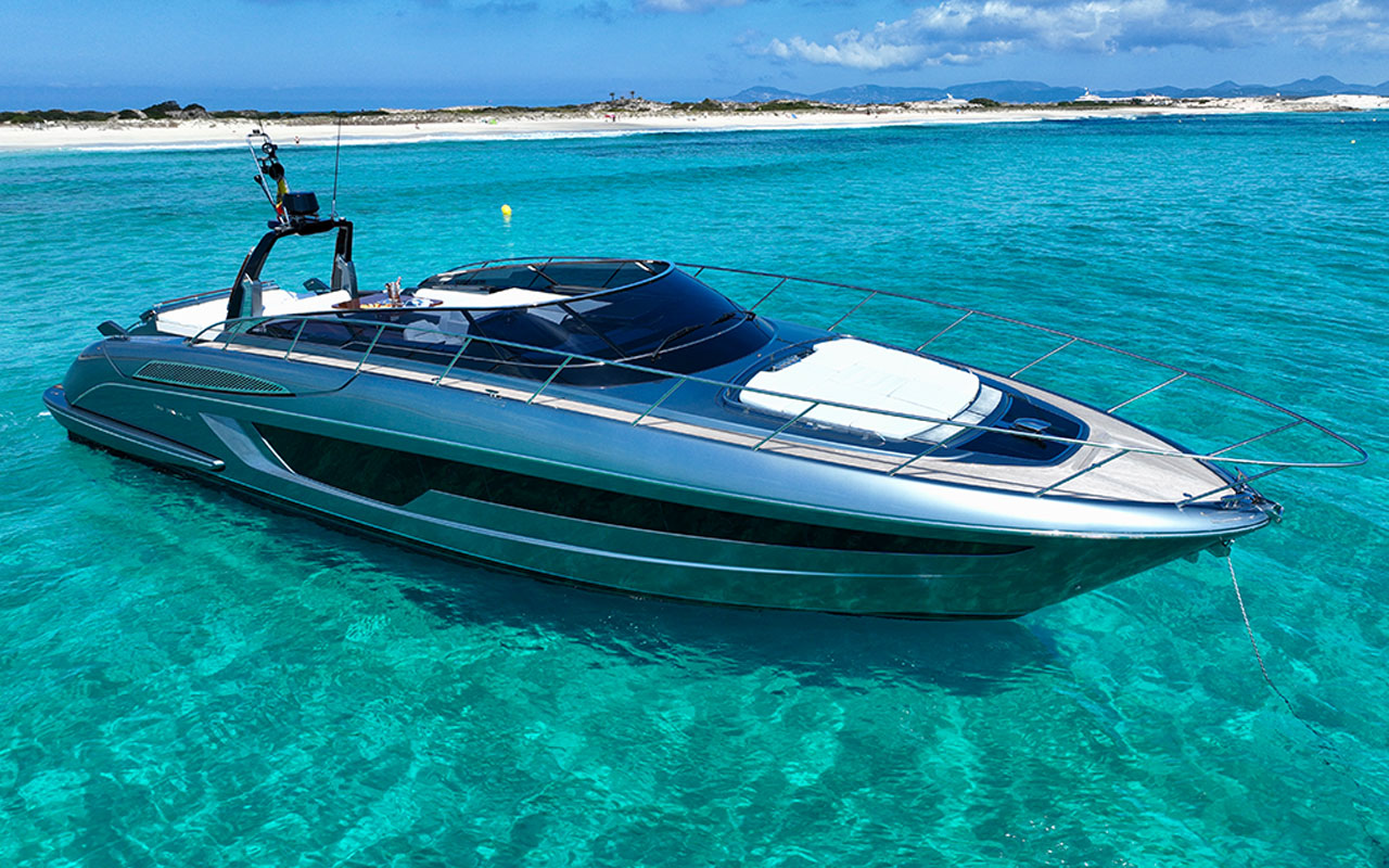 Yacht Charter Ibiza Riva 56 Rivale exterior