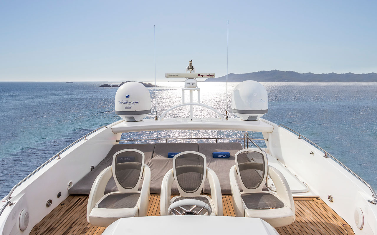 Yacht Charter Ibiza Sunseeker Predator 84 Sportfly